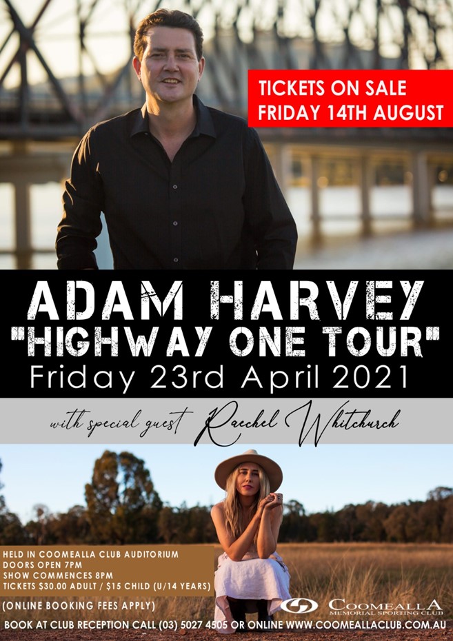 adam harvey tour dates